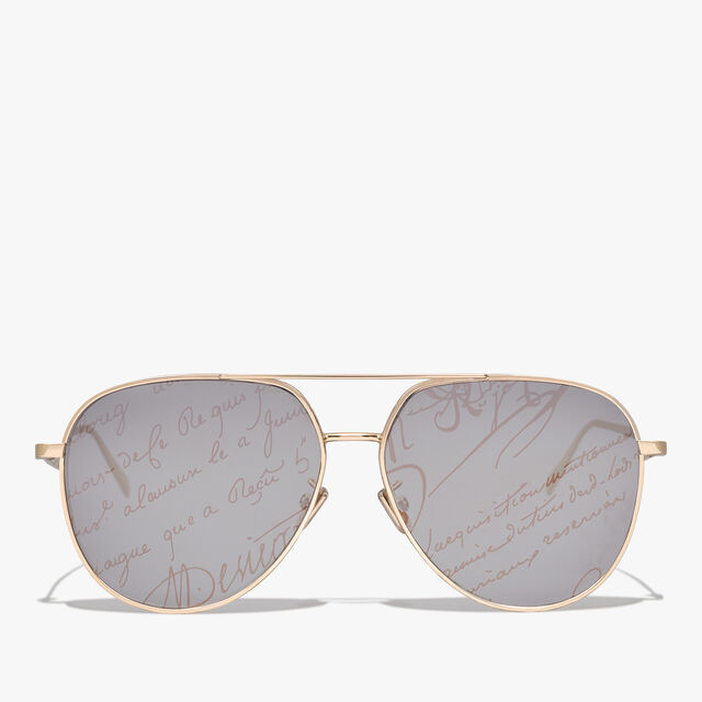 Lunettes De Soleil Glint En Métal, GOLD + BRONZE, hi-res 1