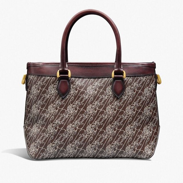 Toujours XS Toile Marbeuf Tote Bag, DARK BROWN + MADURO, hi-res 3