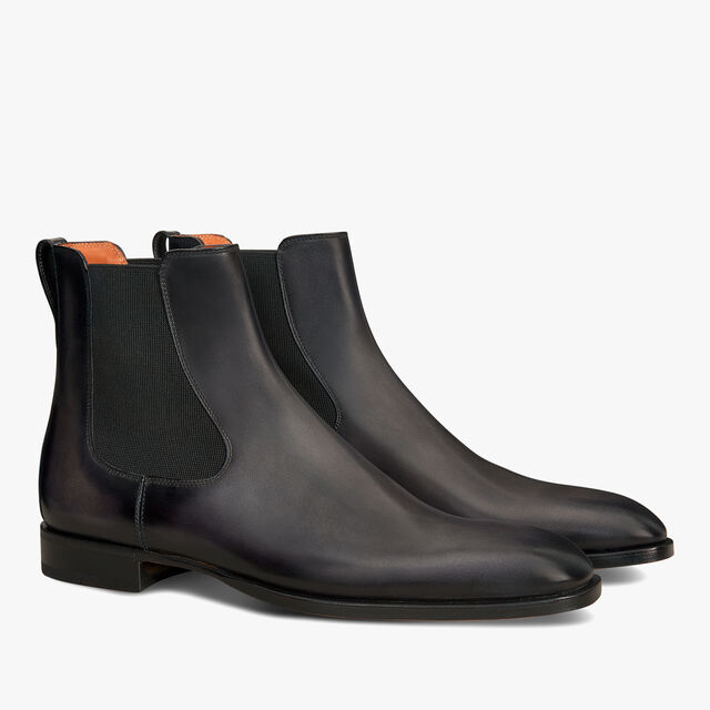 Caractère Capri Leather Boot, NERO GRIGIO, hi-res 2