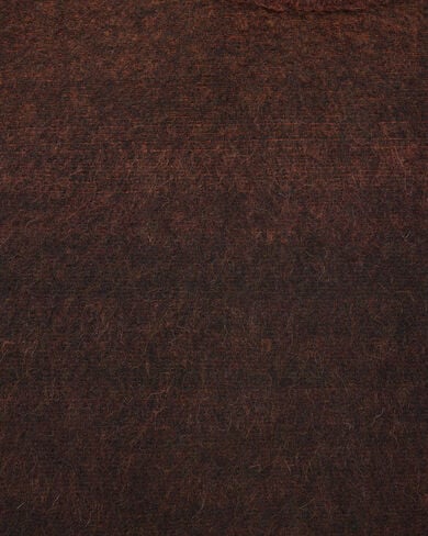 Brushed Patina Crewneck with Leather Detail, Rust Patina, hi-res