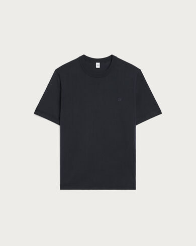 B-Thabor Embroidery Short-Sleeves Crewneck, Nero Blue, hi-res