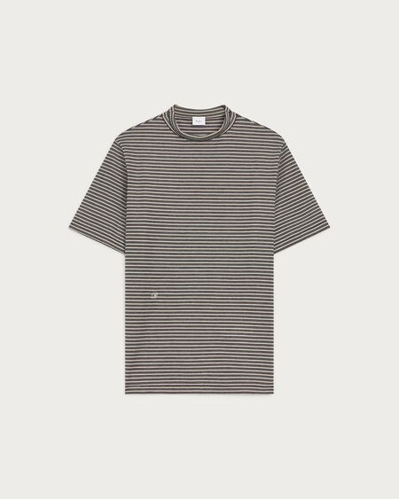Stripes Black & Taupe