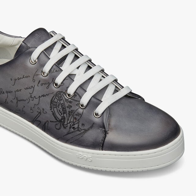 Playtime Scritto Leather Sneaker, LIGHT ALUMINIO, hi-res 6