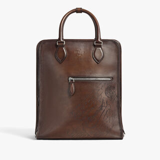 Premier Jour Backpack In Scritto Leather, SOFT BROWN, hi-res