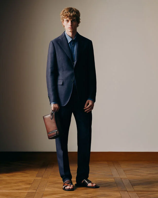 Linen Relaxed Scritto Pocket Shirt