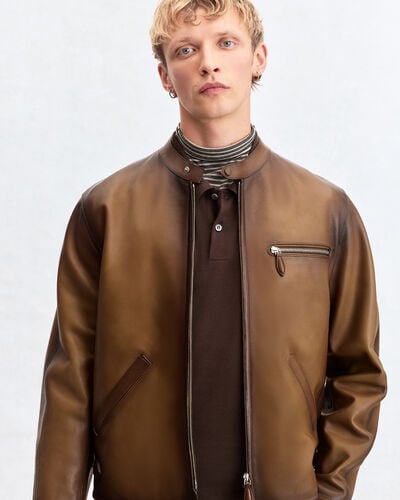 Leather Patina Un Jour Biker, Jungle Brown, hi-res