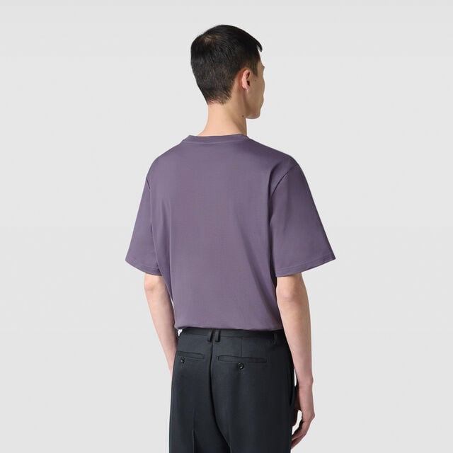 Leather Tab T-shirt, SMOCKY LILAC, hi-res 3