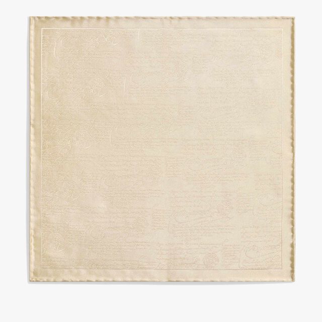 Scritto Handkerchief, ECRU, hi-res 1