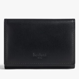 Imbuia Card Holder In Leather Imbuia Card Holder In Leather