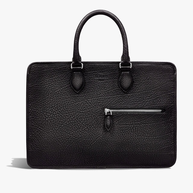 Un Jour Leather Briefcase, CARBON BLACK, hi-res 1