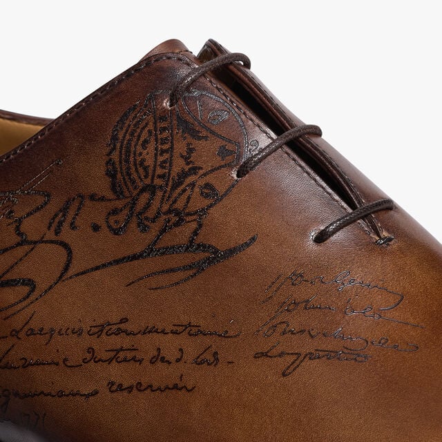 Alessandro Galet Scritto Leather Oxford, TOBACCO BIS, hi-res 8