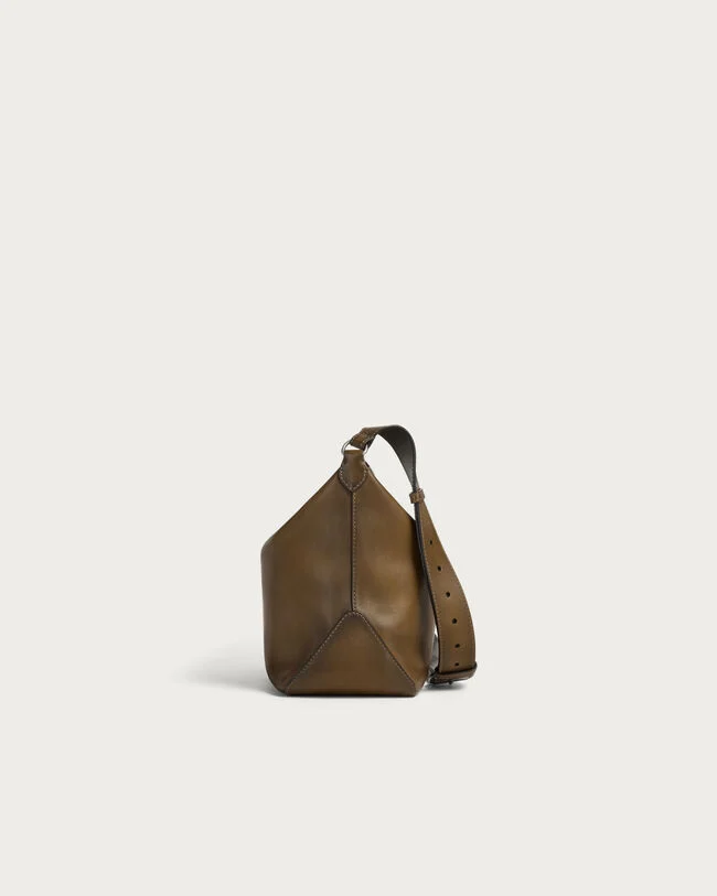 Sac Bandoulière Toujours Soft Zipped Hobo, Dark Kaki, hi-res