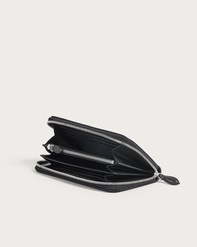 Itauba Long Zipped Wallet, Nero Grigio, hi-res