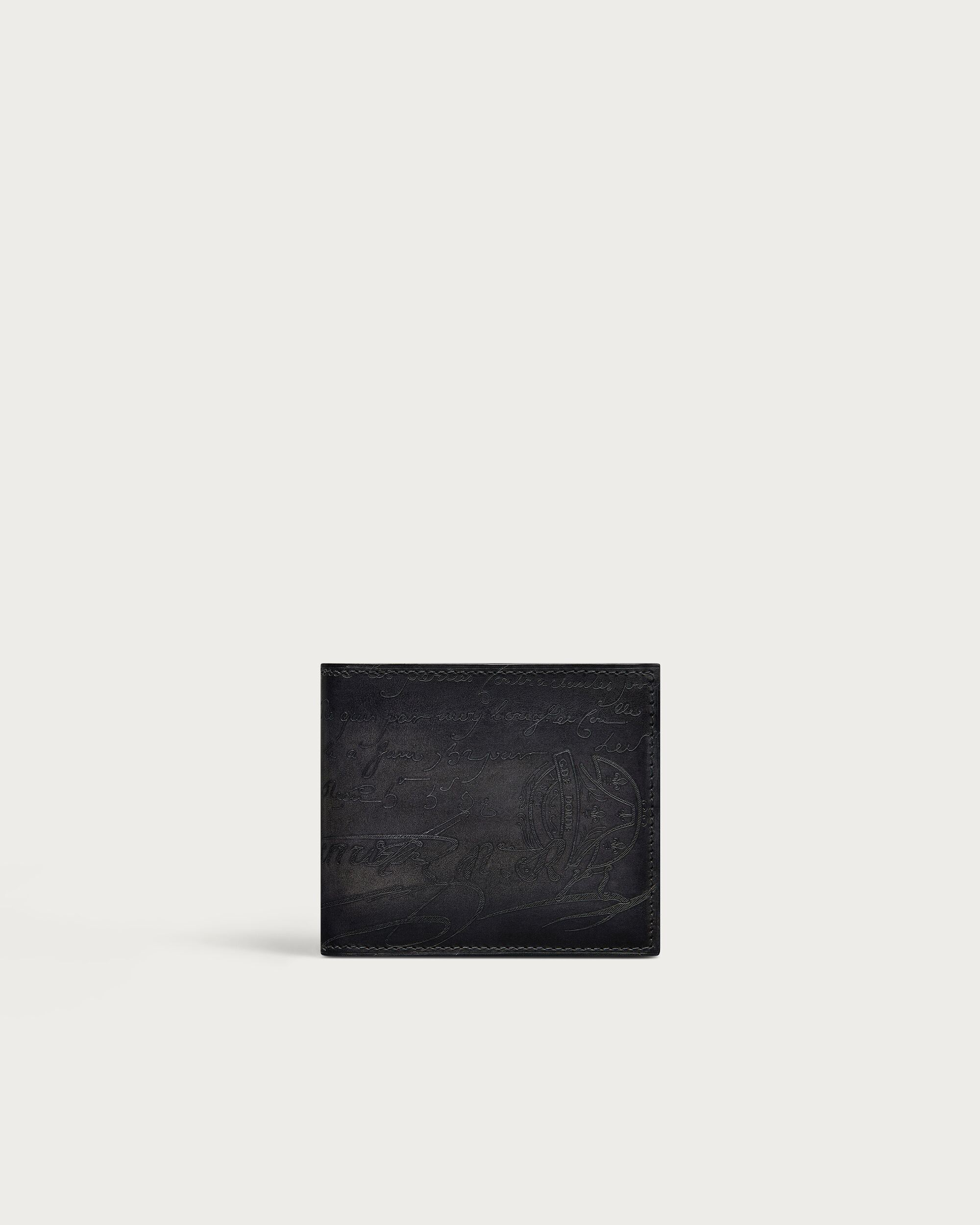Makore Compact Wallet, Nero Grigio, hi-res