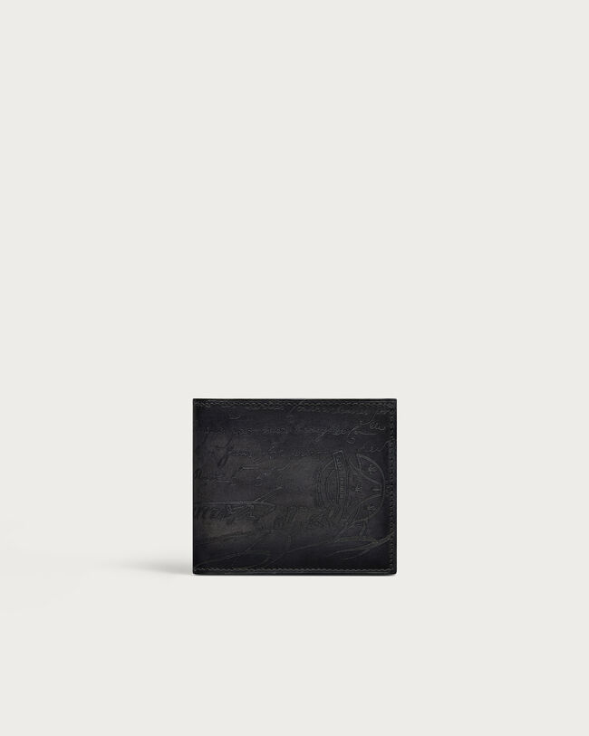 Makore Compact Wallet, Nero Grigio, hi-res