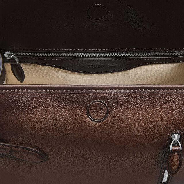 Morning On Strap Leather Messenger, SOFT BROWN, hi-res 7