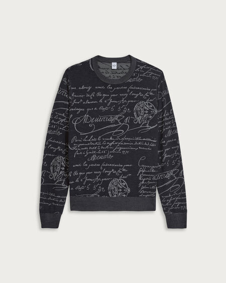 Navy & Grey Scritto