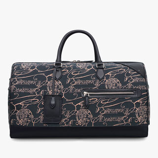 Jour Off Medium Jacquard Canvas Travel Bag, NAVY, hi-res