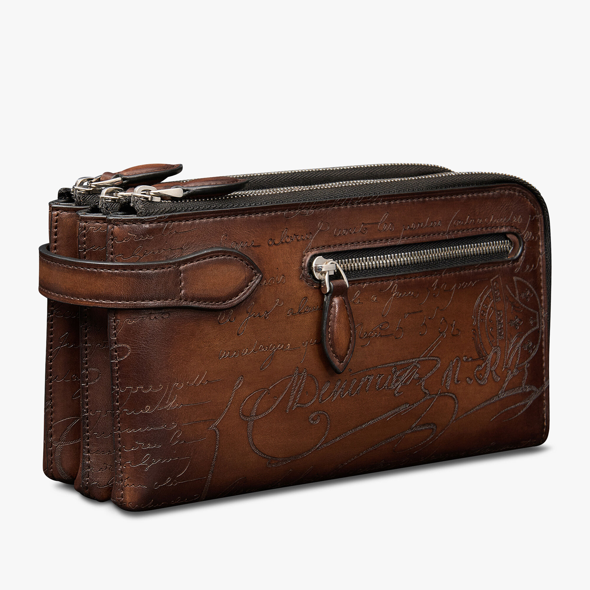 Tiriwa Scritto Leather Pouch | Berluti DE