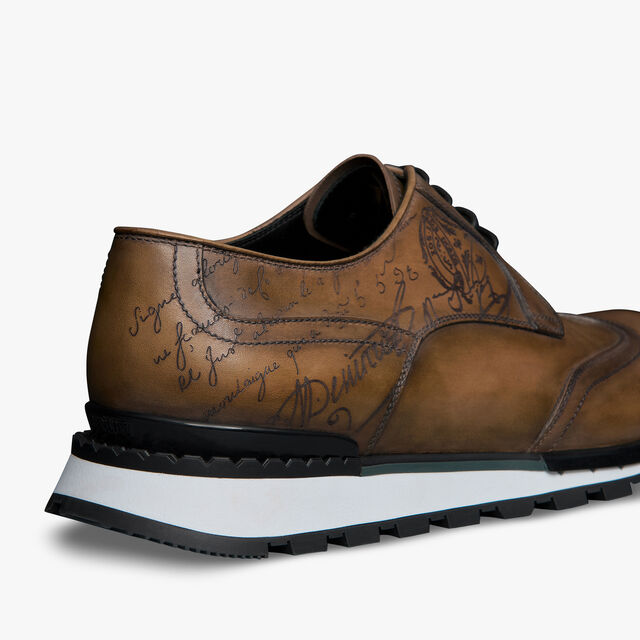 Fast Track Scritto Leather Sneaker, OLIVE, hi-res 5