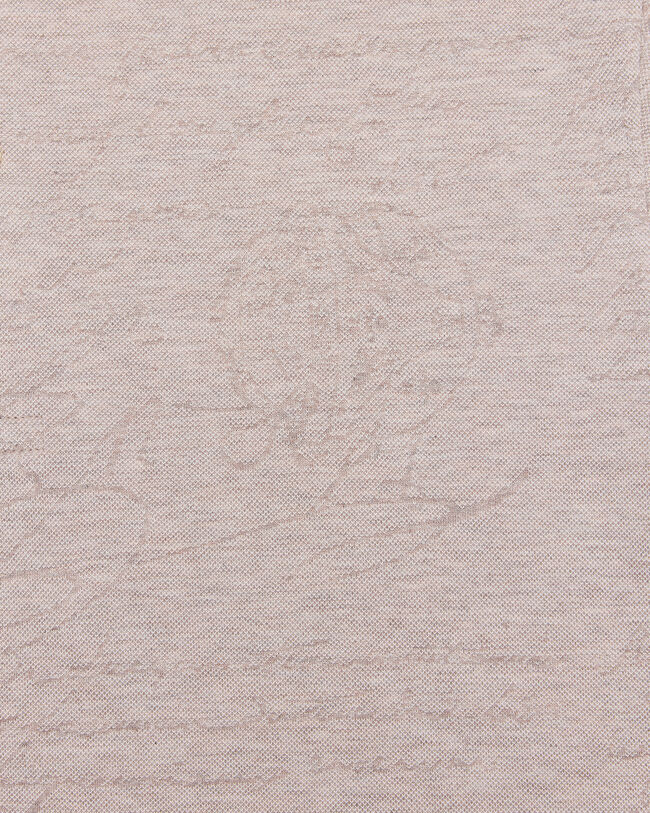 Scritto图纹珠地Polo衫, Breezy Beige, hi-res