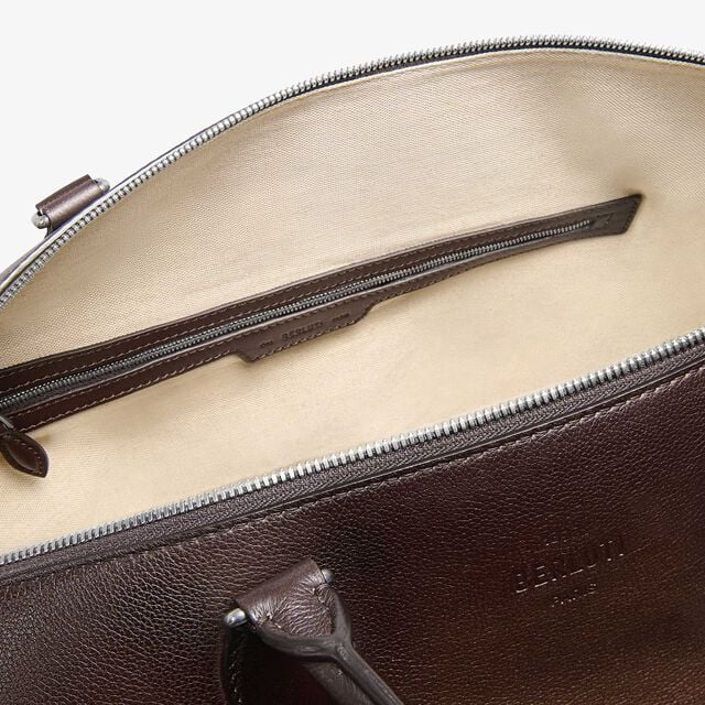 Sac De Voyage Toujours Soft Zipped Bag En Cuir, SOFT BROWN, hi-res 7