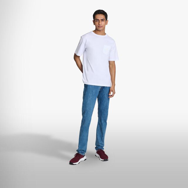 Pocket Logo T-Shirt, BLANC OPTIQUE, hi-res 4
