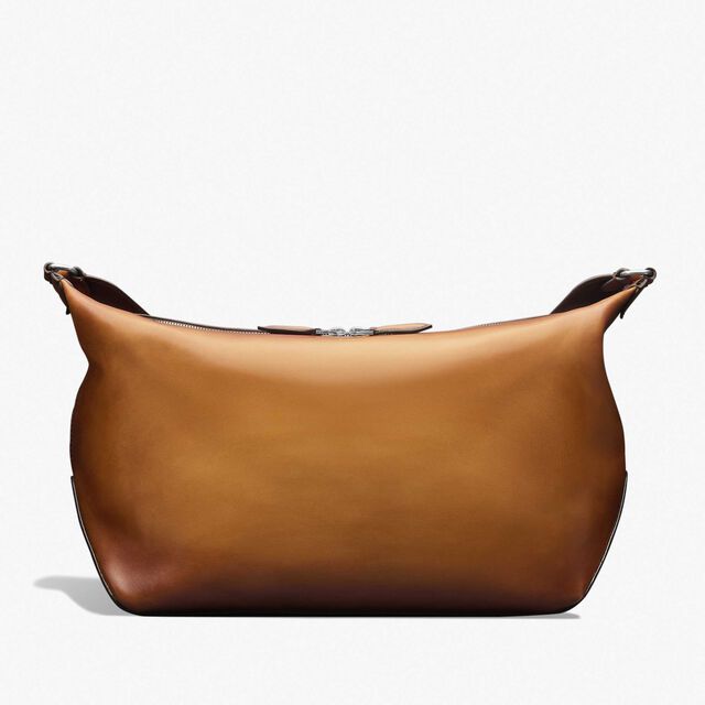 Toujours Soft Zipped Hobo Leather Messenger, ICE GOLD, hi-res 3
