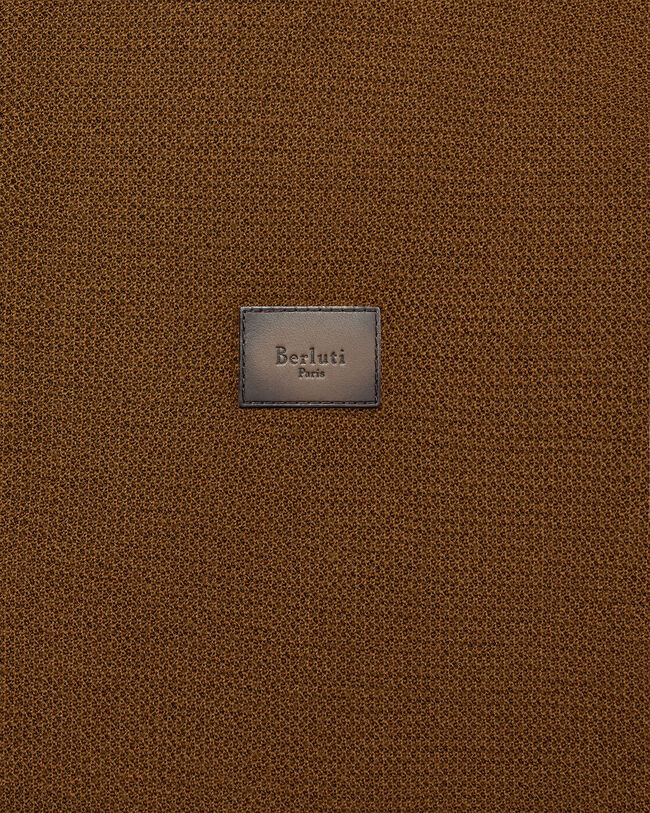 Shadow Zipped Hoodie with Leather Details, Toffee Camel, hi-res