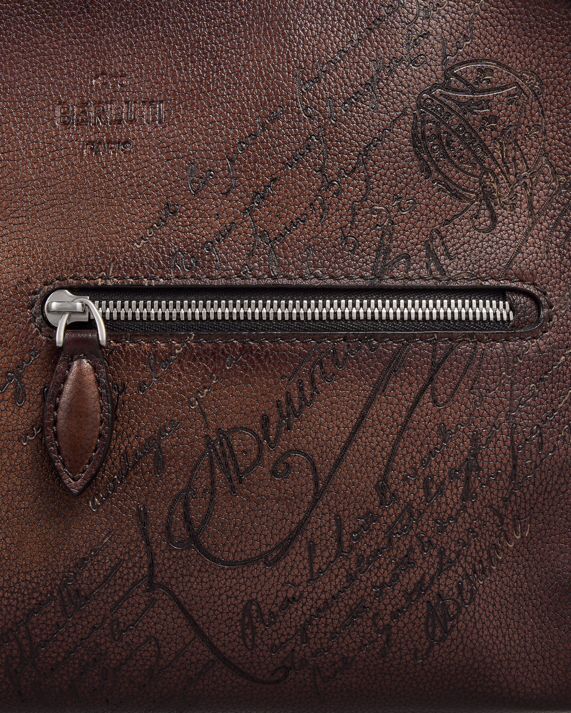 Berluti ブラウンレザー ケース 直営店買付】Berluti☆Unjour レザー ブリーフケース ブラウン