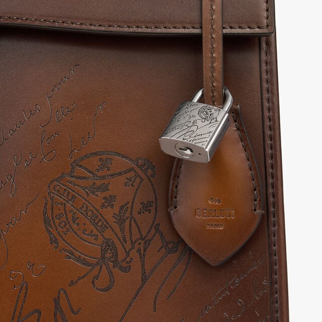 Cartable E’Mio En Cuir, CACAO INTENSO, hi-res 10