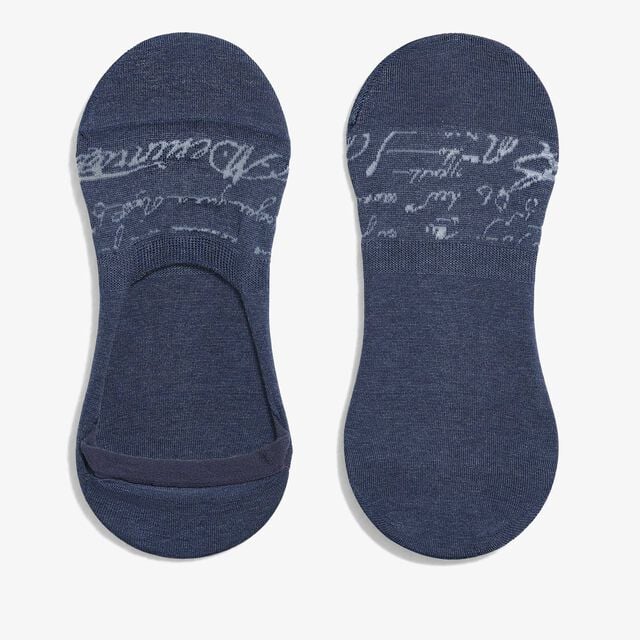 Ghost Scritto Socks, BLUE CHARCOAL, hi-res 1