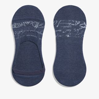Ghost Scritto Socks, BLUE CHARCOAL, hi-res