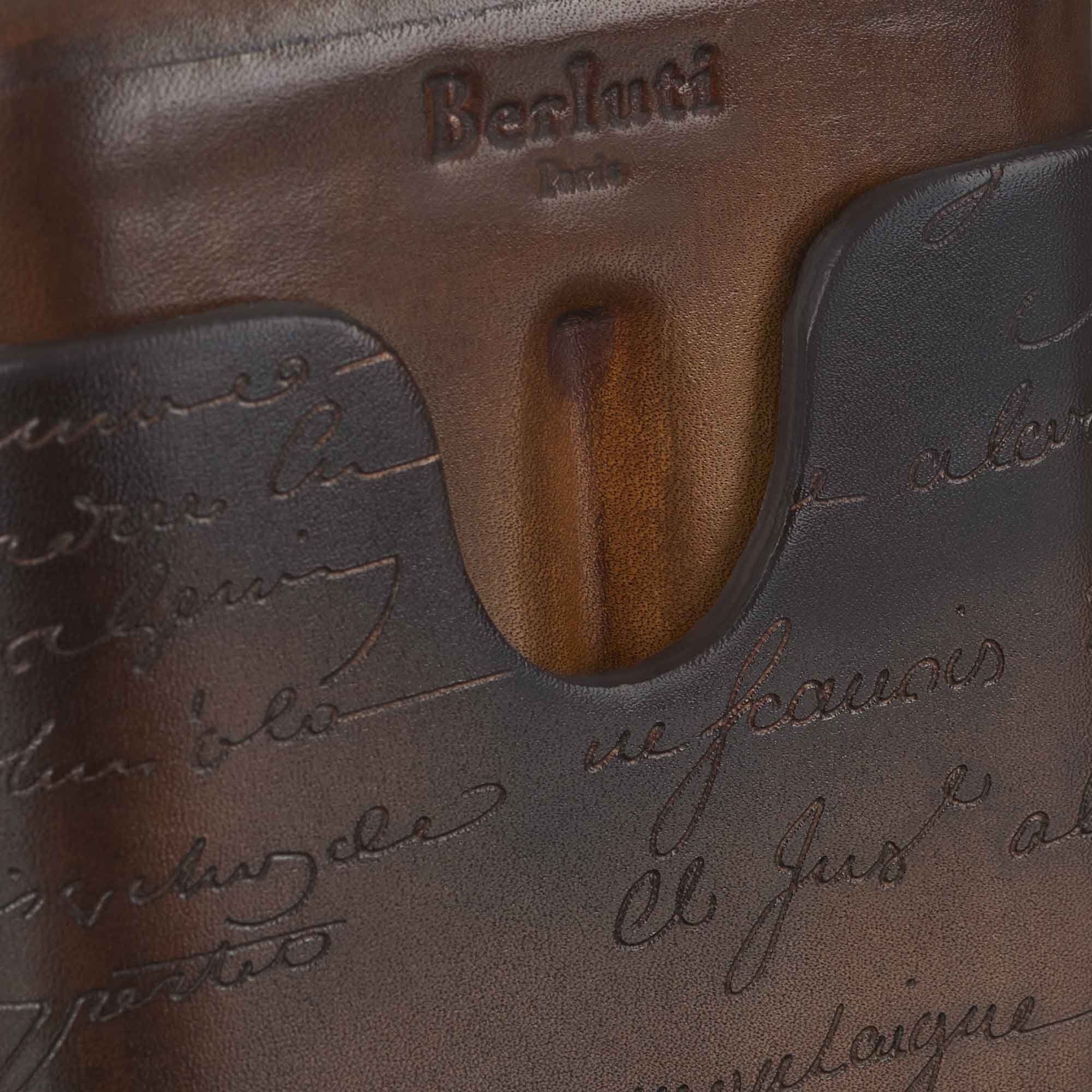 【Berluti】4本収納可能☆ Scritto Leather シガーケース 全2色 Berluti】4本収納可能☆ Scritto Leather シガーケース 全2色