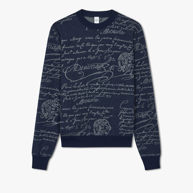 Scritto Sweater, BLUE WINTER NIGHT, hi-res 1