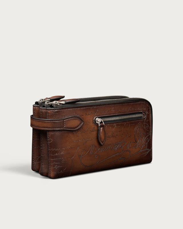 Tiriwa Zipped Pouch, Cacao Intenso, hi-res