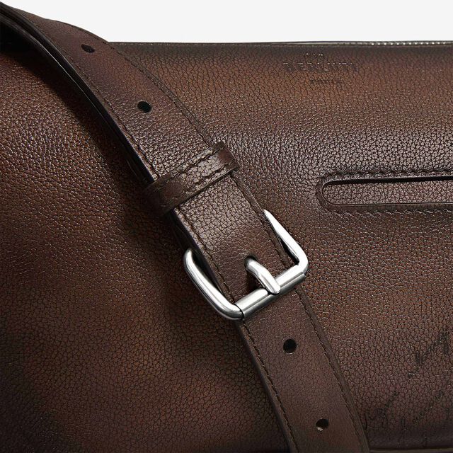 Toujours Soft Zipped Hobo Xs Scritto Leather Messenger, SOFT BROWN, hi-res 10