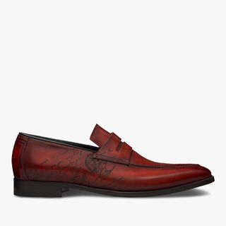 Mocassin Andy Démesure Neo En Cuir Scritto, TERRA DI SIENNA, hi-res
