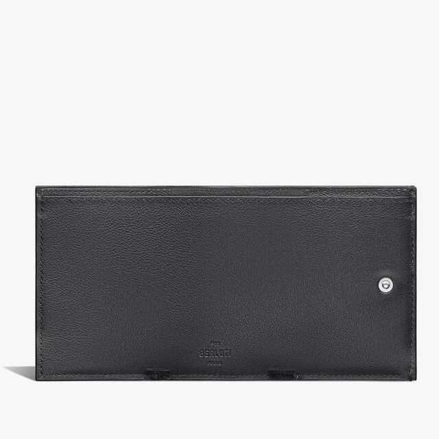 Acajou Scritto Leather Compact Wallet, INDIGO DENIM, hi-res 3