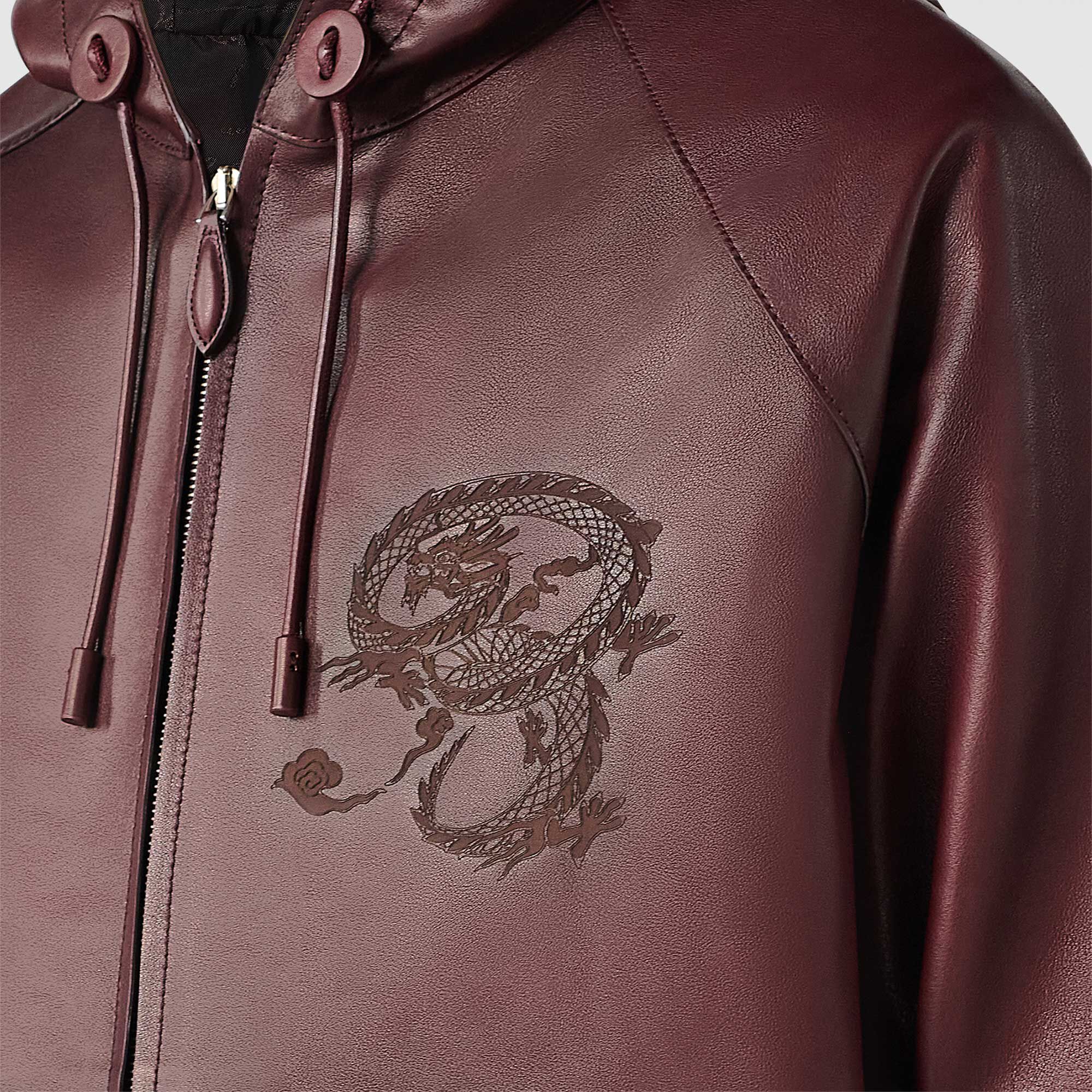 Patina Leather Hoodie | Berluti US Patina Leather Hoodie | Berluti US