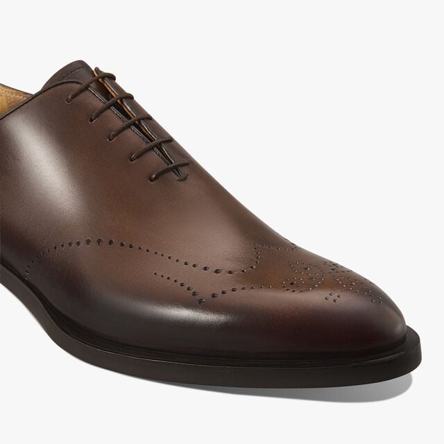 Richelieu Ajouré Equilibre En Cuir De Veau Venezia, MARRONE INTENSO, hi-res 6