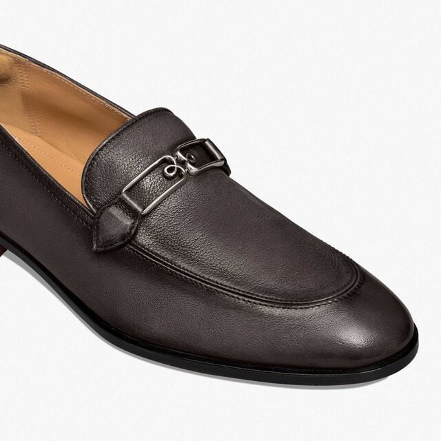 B Volute Calf Leather Loafer, NERO, hi-res 6