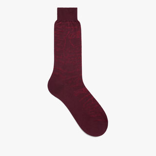 Fast Track Cotton Socks, NERO BORDO, hi-res