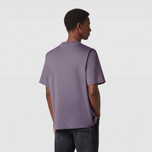T-shirt à Broderie Scritto, SMOCKY LILAC, hi-res 3