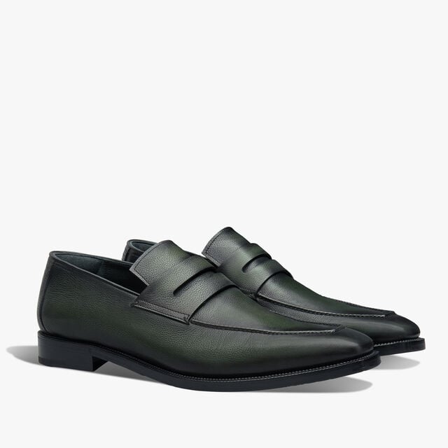 Mocassin Andy Démesure Neo Flex En Cuir De Veau Venezia Softy, NERO VERDE, hi-res 2
