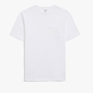 T-Shirt Avec Logo Sur La Poche, BLANC OPTIQUE, hi-res