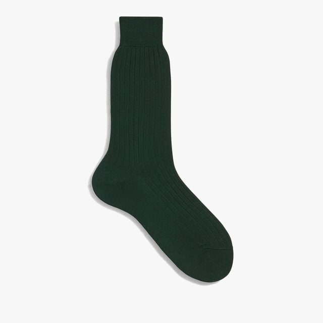 Chaussettes Alessandro en Coton, DEEP GREY GREEN, hi-res 2