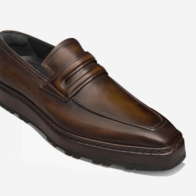 Mocassin Andy Alto En Cuir, MARRONE INTENSO, hi-res 6