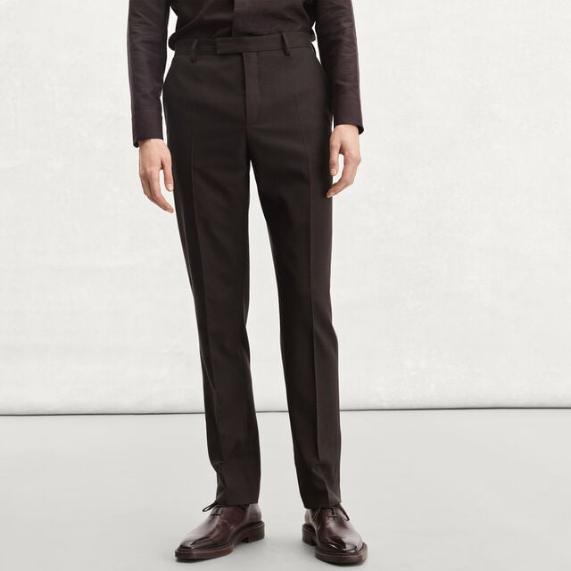 Alessandro Wool Trousers, EARTH BROWN, hi-res 2