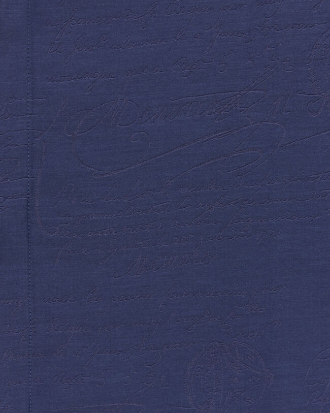 Andy Scritto Pattern Shirt, Blue Indigo, hi-res